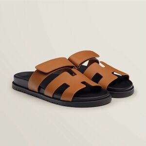Hermès Naturel Chypre Sandals